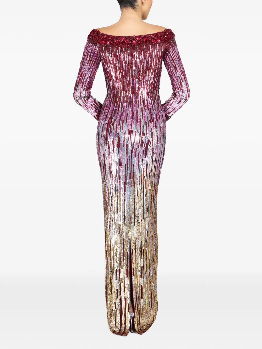 Jenny Packham Marnie jurk Rood