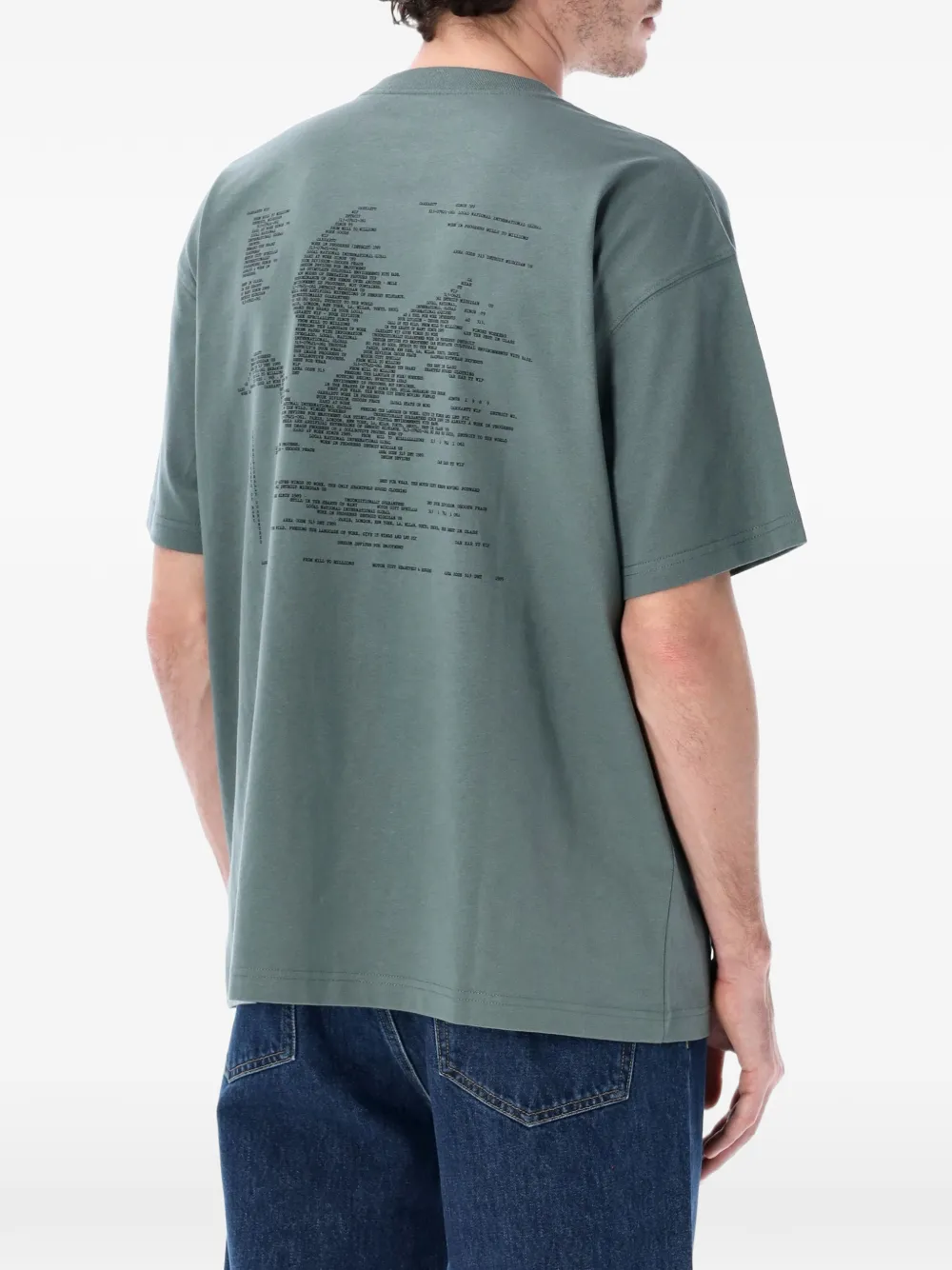Carhartt WIP Punched T-shirt Groen