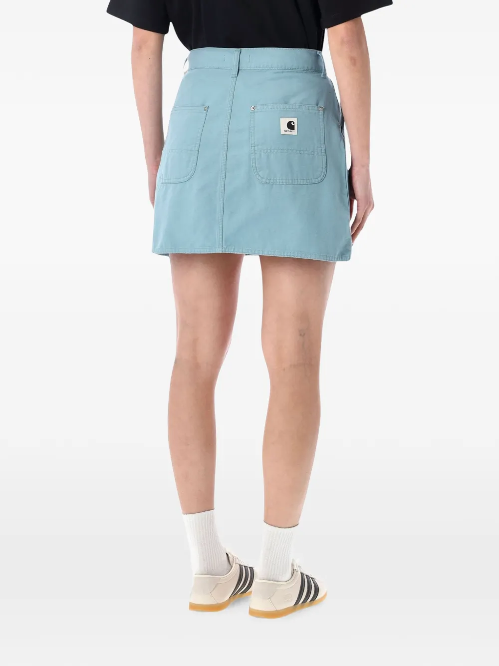 Carhartt WIP Maeve mini-rok met dubbele kniestukken Blauw