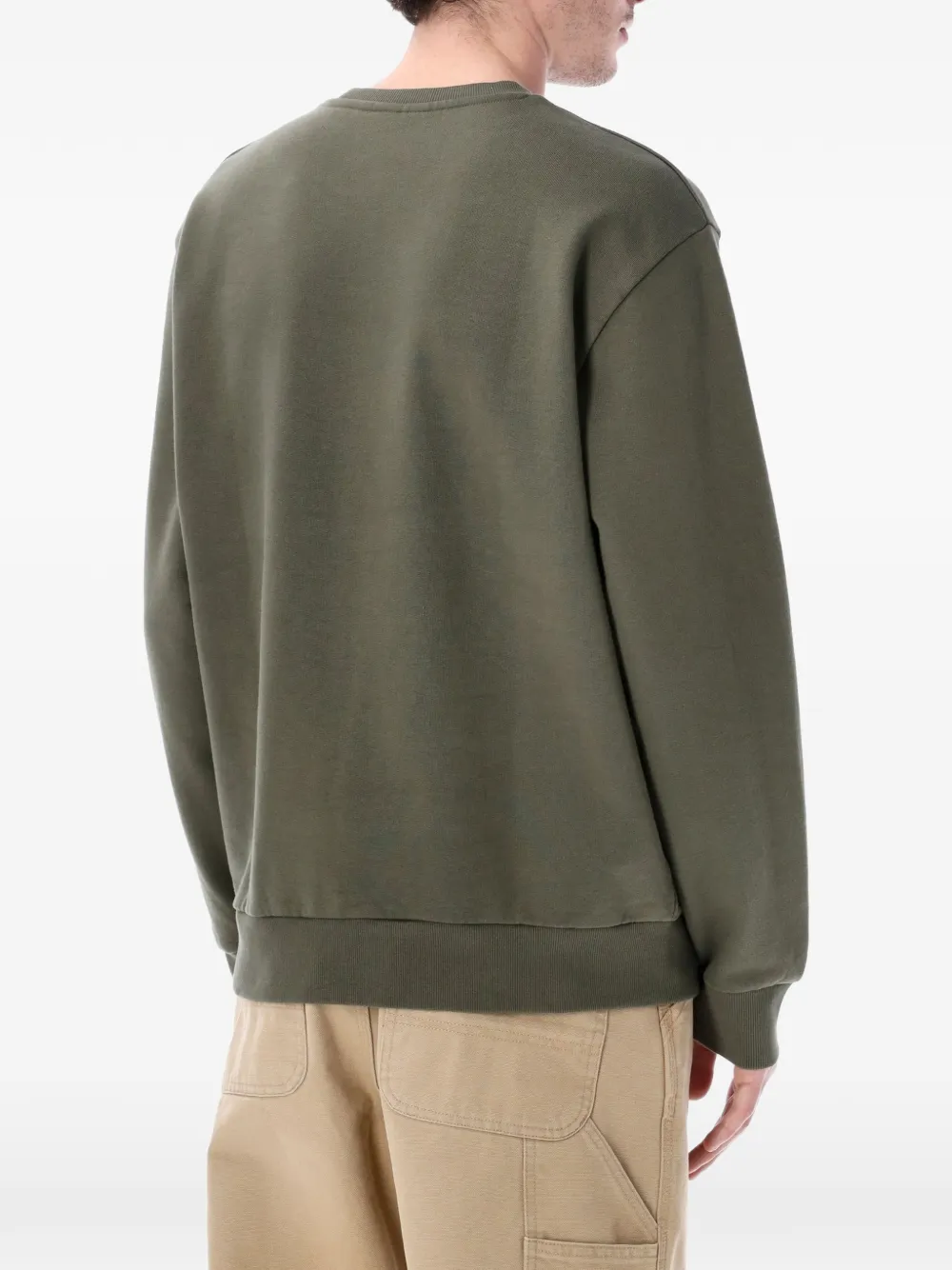 Carhartt WIP Trui met logoprint Groen