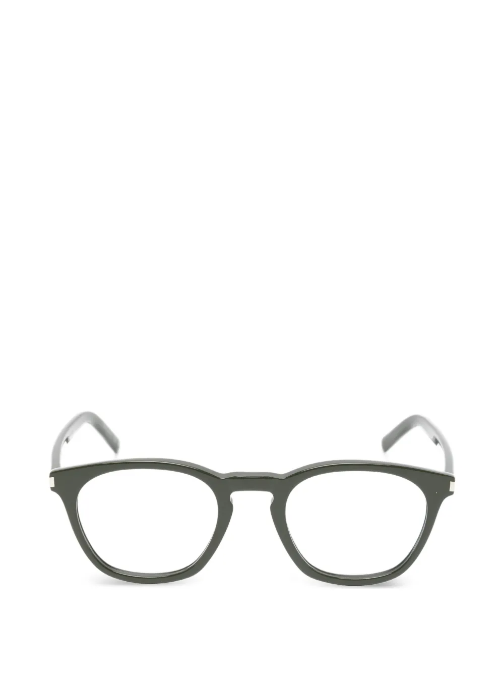 Saint Laurent Eyewear round-frame glasses - Grün