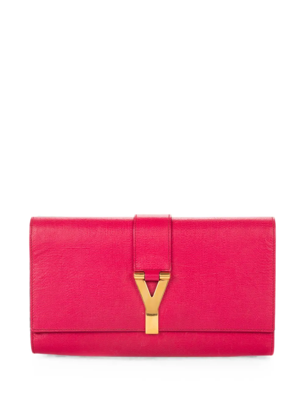 Saint Laurent Pre-Owned Ligne Y clutch bag - Pink