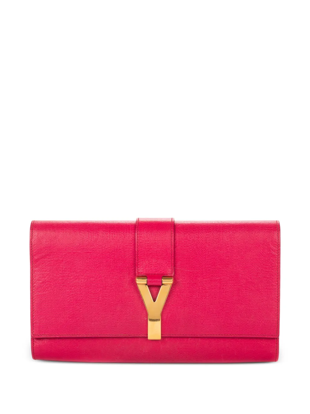 Saint Laurent Pre-Owned Ligne Y clutch bag - Rosa