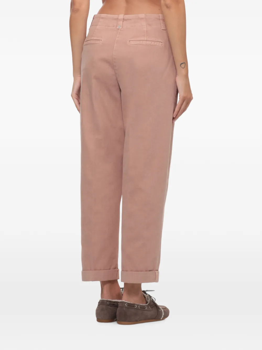 Peserico Broek met opgestikte zak Beige