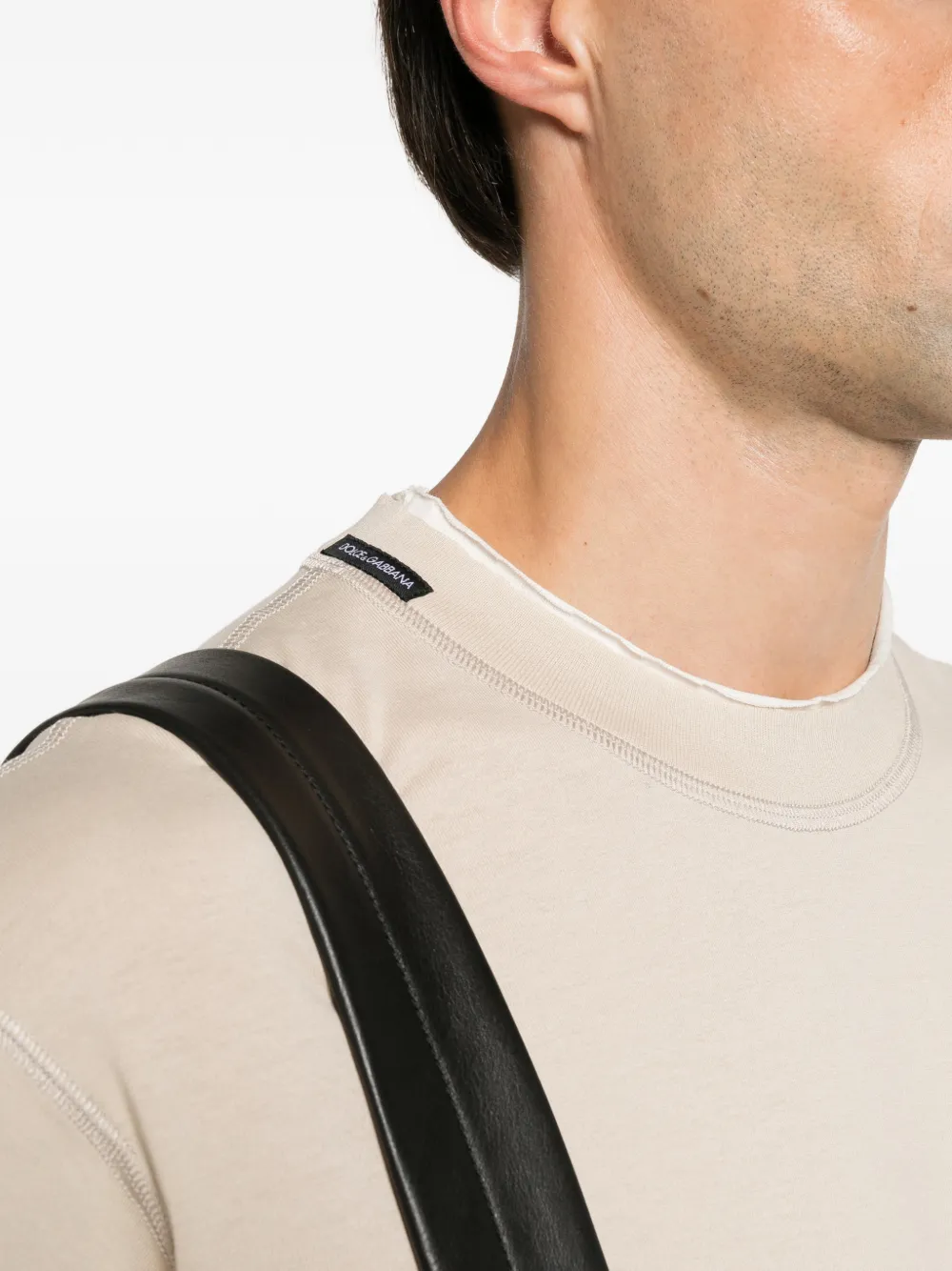 Dolce & Gabbana T-shirt met gelaagd-effect Beige