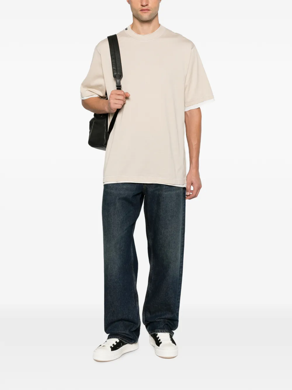 Dolce & Gabbana T-shirt met gelaagd-effect Beige