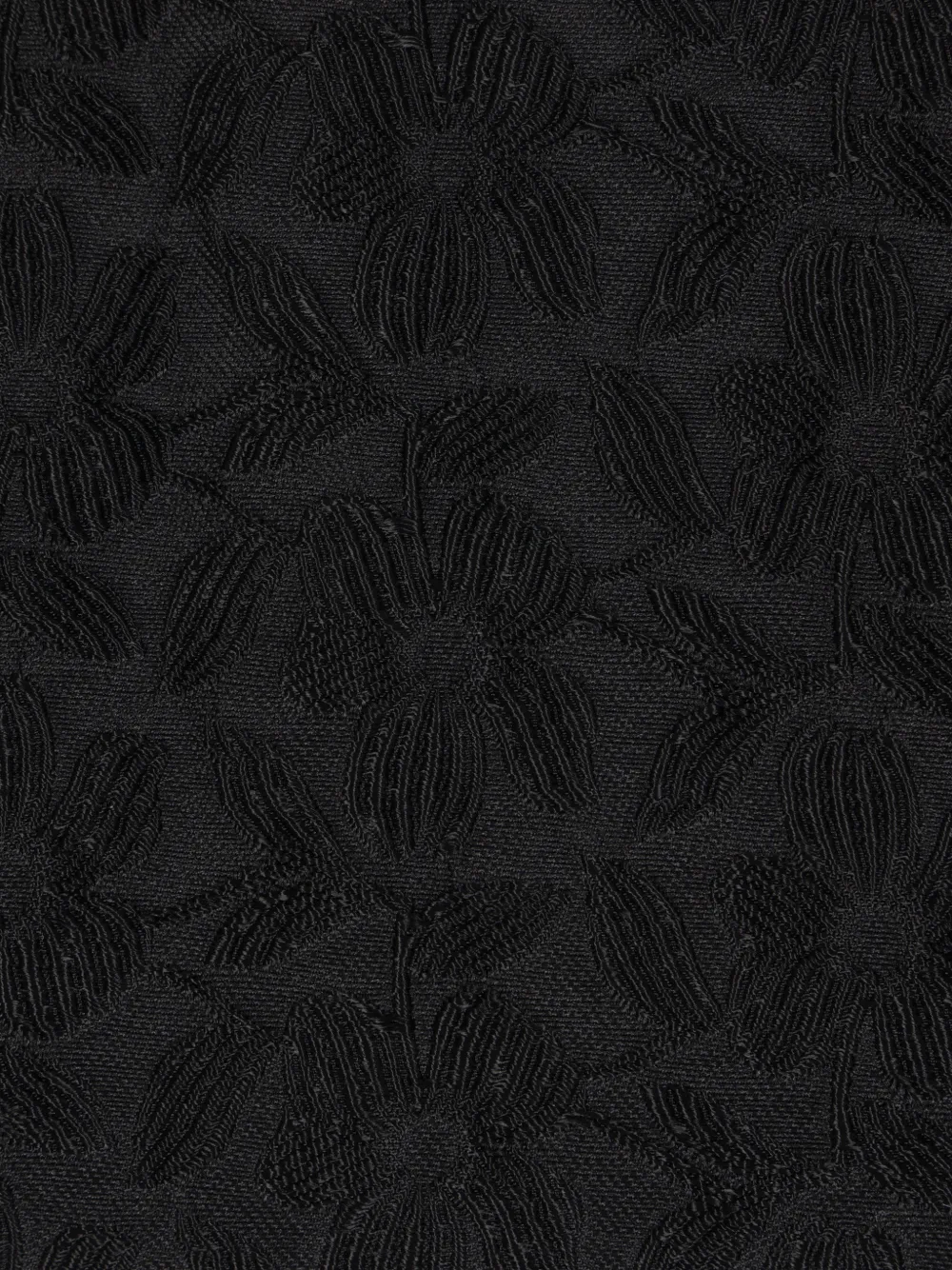 Cecilie Bahnsen Top met pofmouwen en bloemen-jacquard Zwart