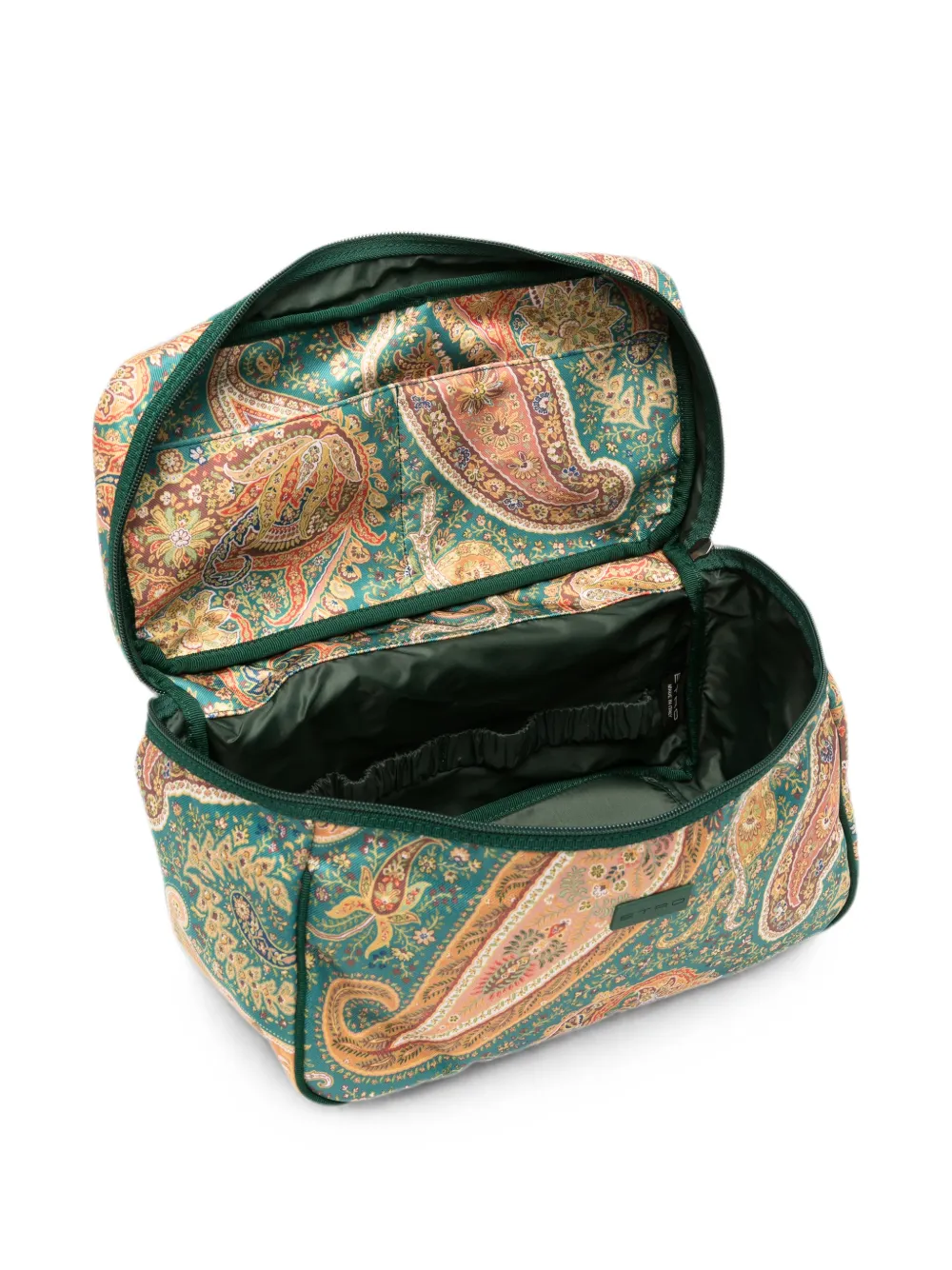 ETRO Toilettas met paisley-print Groen