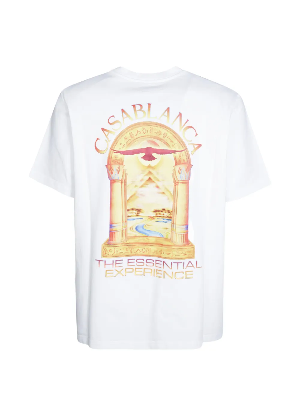 Casablanca Hermons T-shirt met Mirage-print Wit