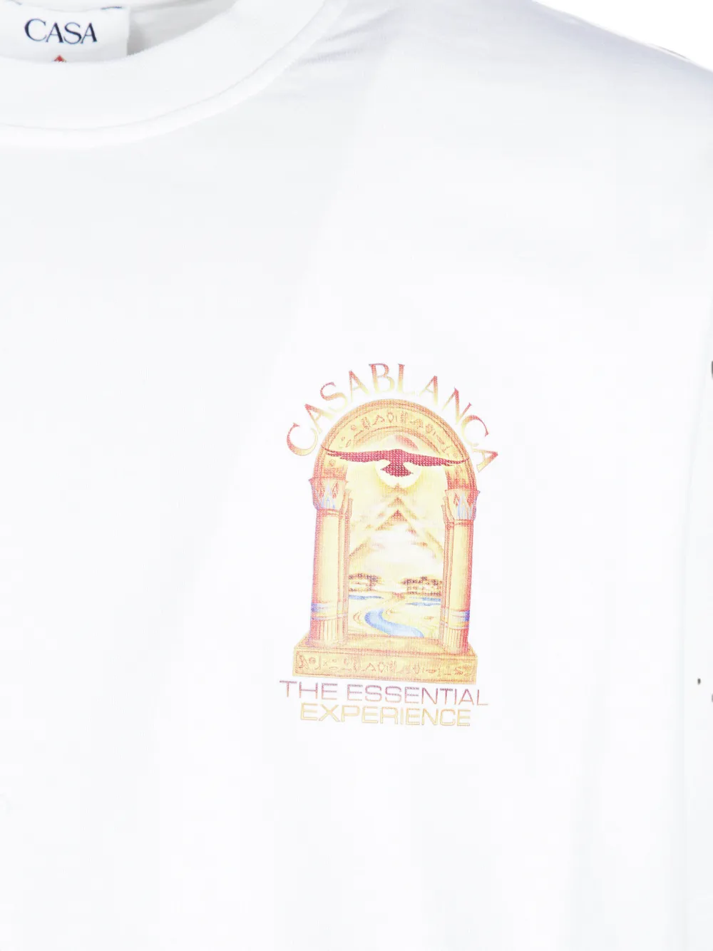 Casablanca Hermons T-shirt met Mirage-print Wit