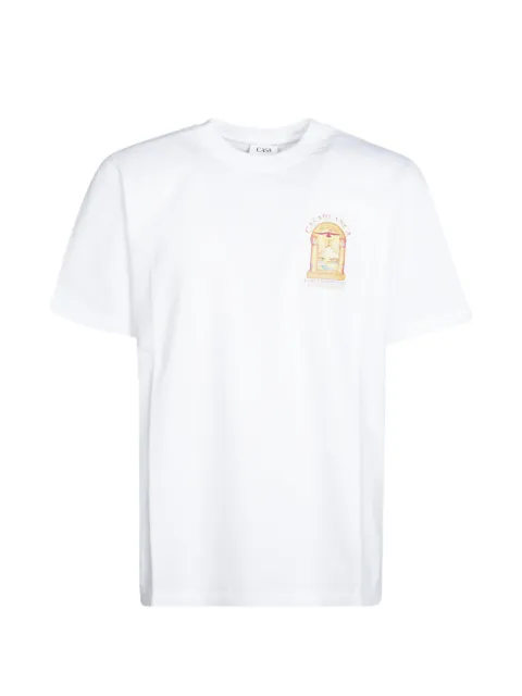 Casablanca Hermons Mirage-print T-shirt