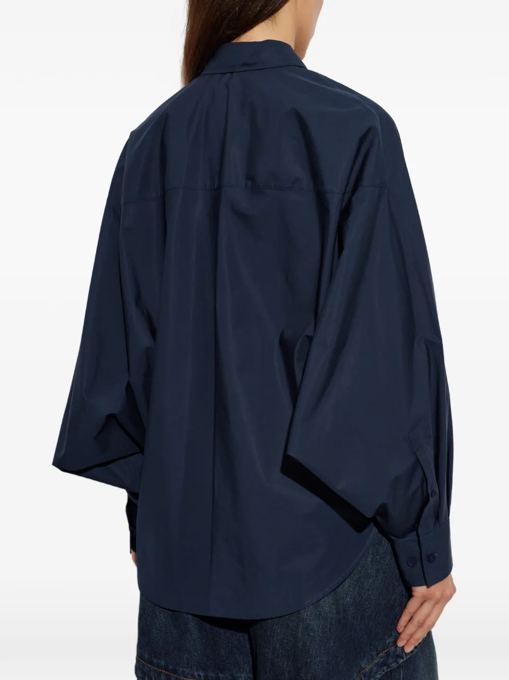 LOEWE Blouse met katoenen print Blauw