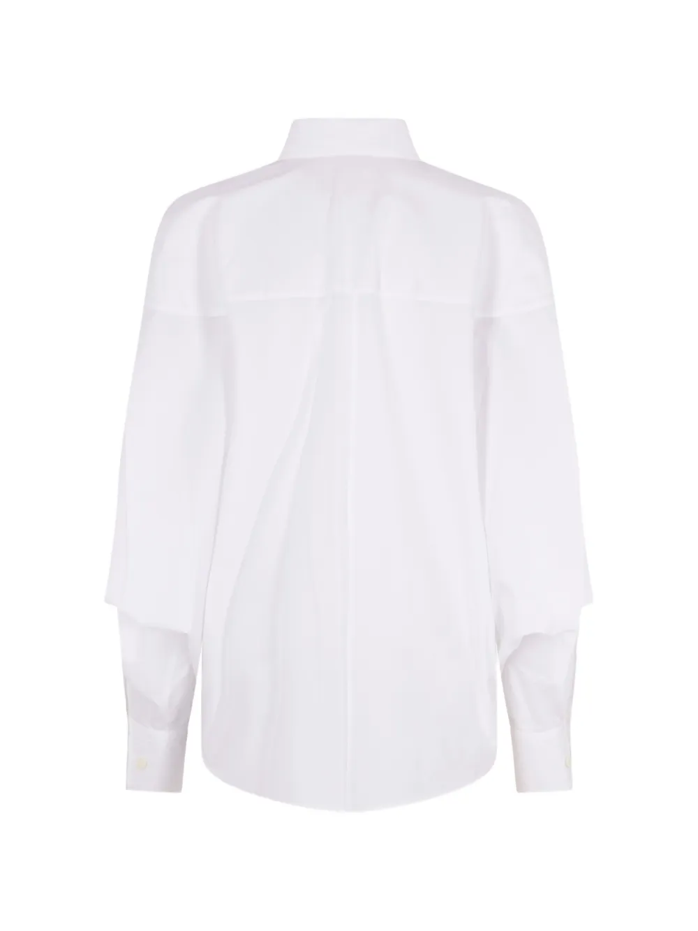 LOEWE Blouse met borduurwerk en vleermuismouwen Wit