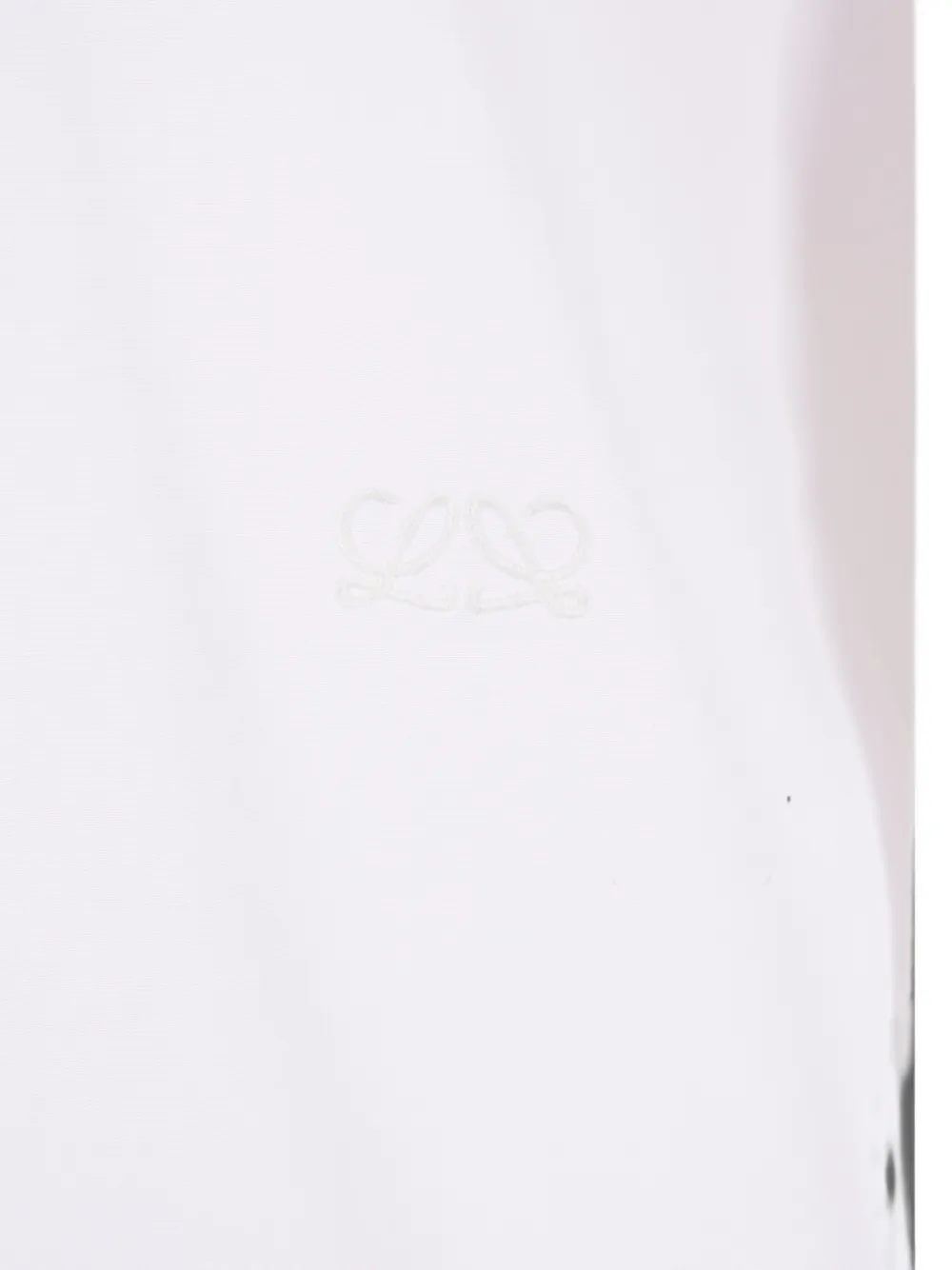 LOEWE Blouse met borduurwerk en vleermuismouwen Wit
