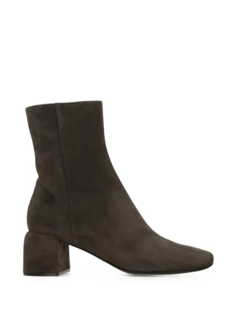 Sergio Rossi suede block-heel ankle boots