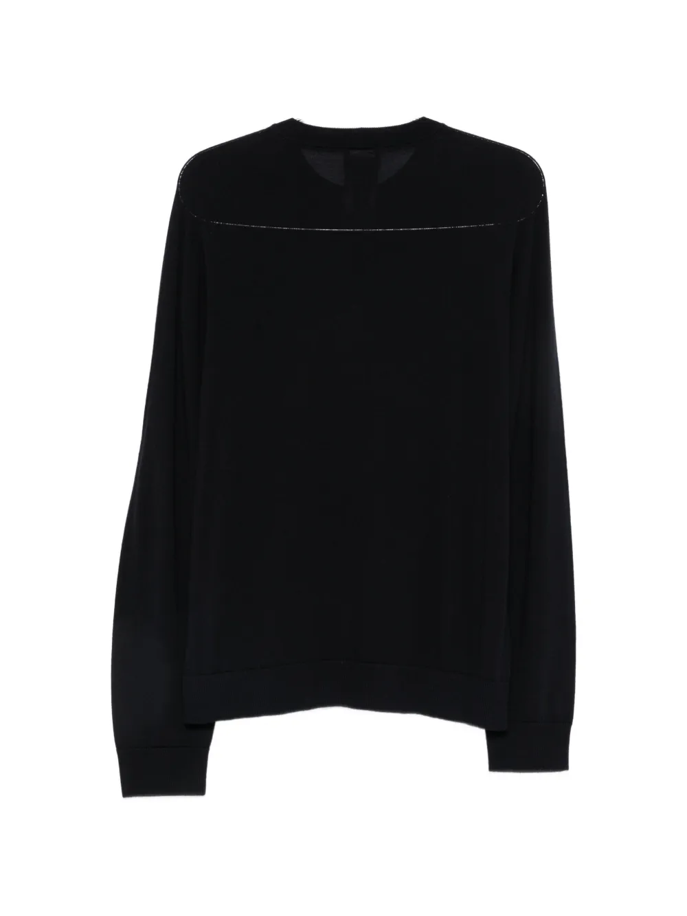 Giorgio Armani Trui met geborduurd GA-logo Blauw