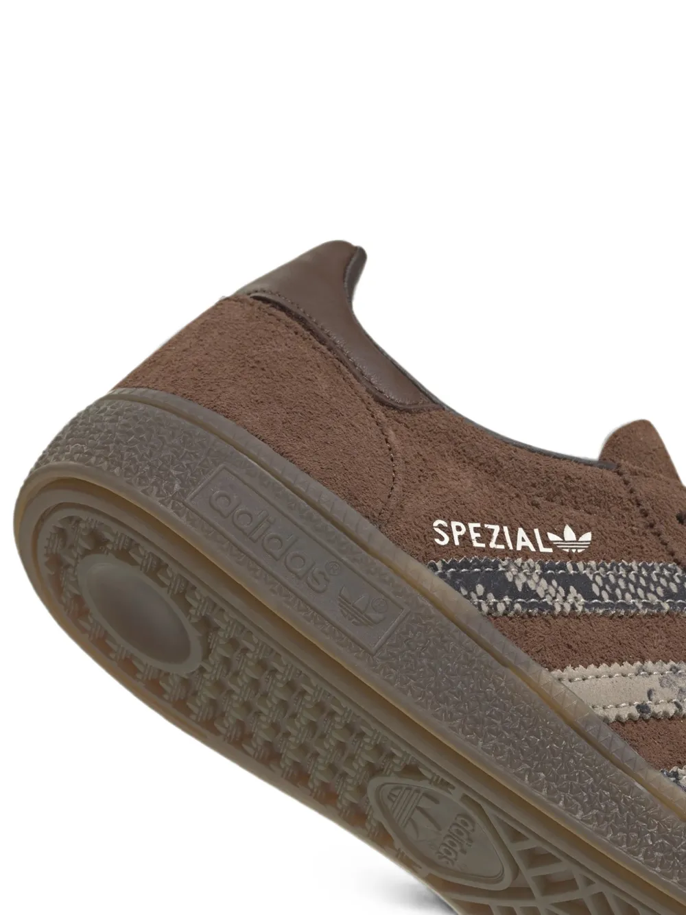adidas Handball Spezial sneakers met slangen-effect Bruin