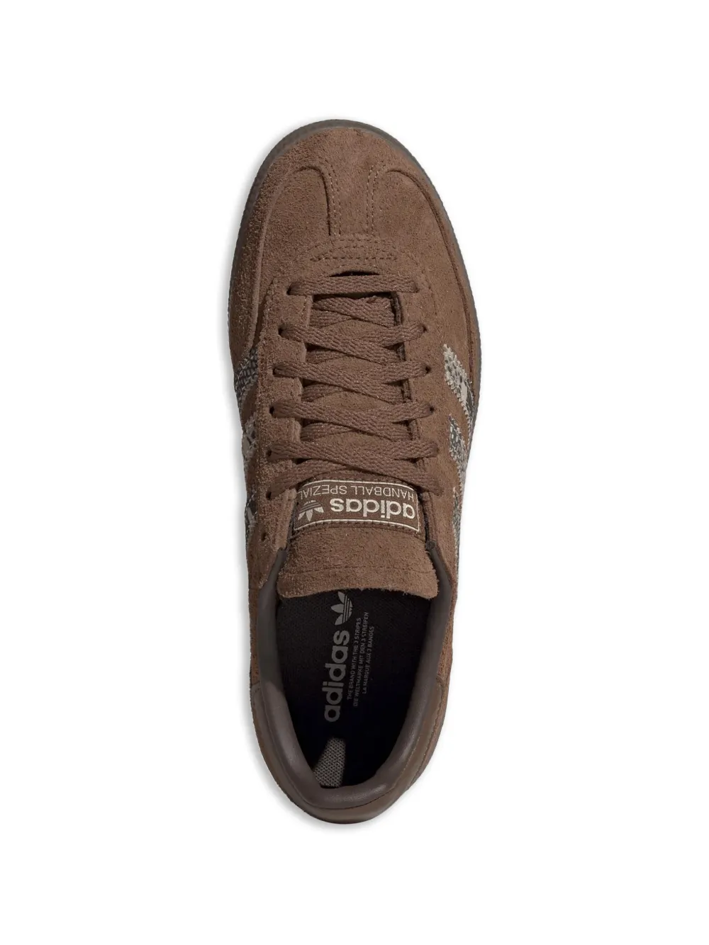 adidas Handball Spezial sneakers met slangen-effect Bruin