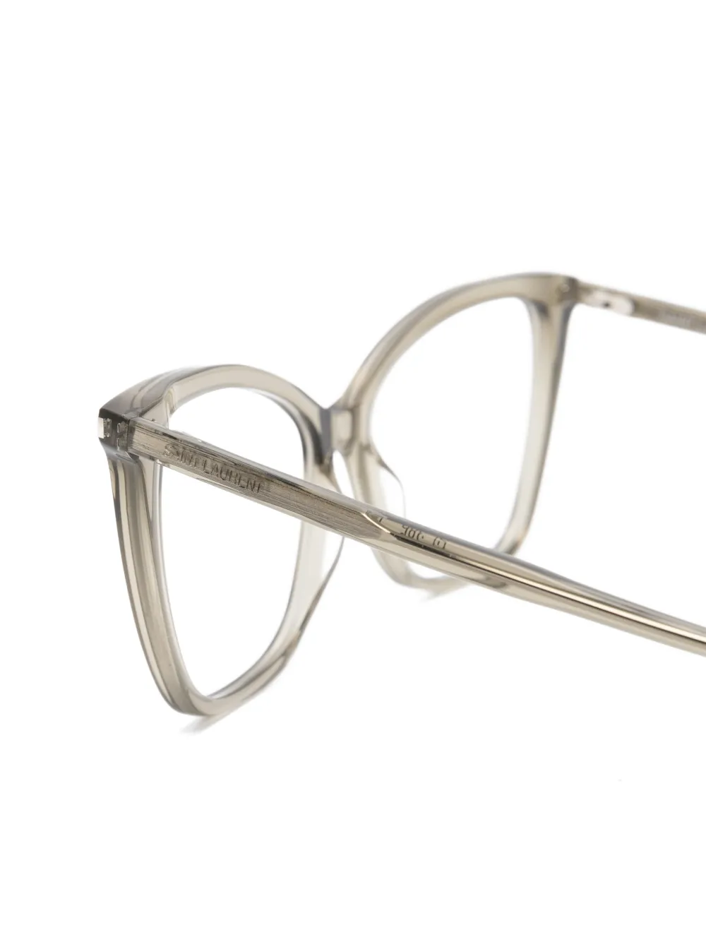 Saint Laurent Eyewear Bril met cat-eye montuur Grijs