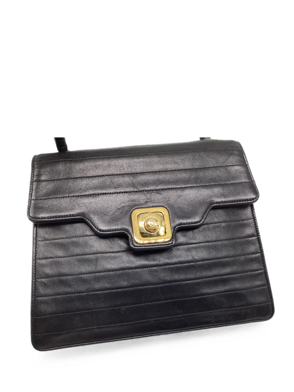 CHANEL Pre-Owned quilted Trapeze shoulder bag - Black