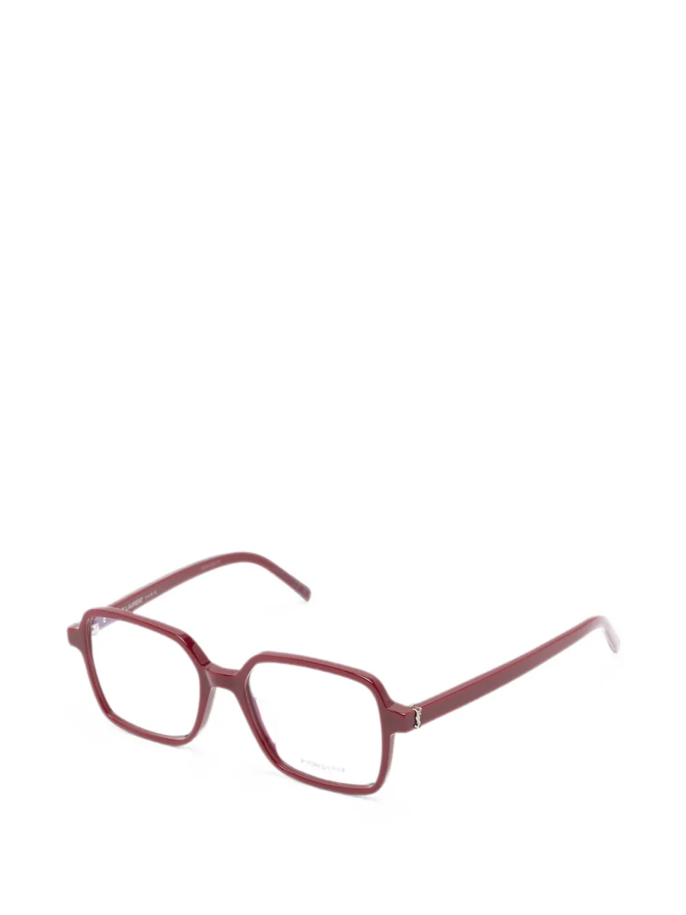 Saint Laurent Eyewear Bril met vierkant montuur Rood