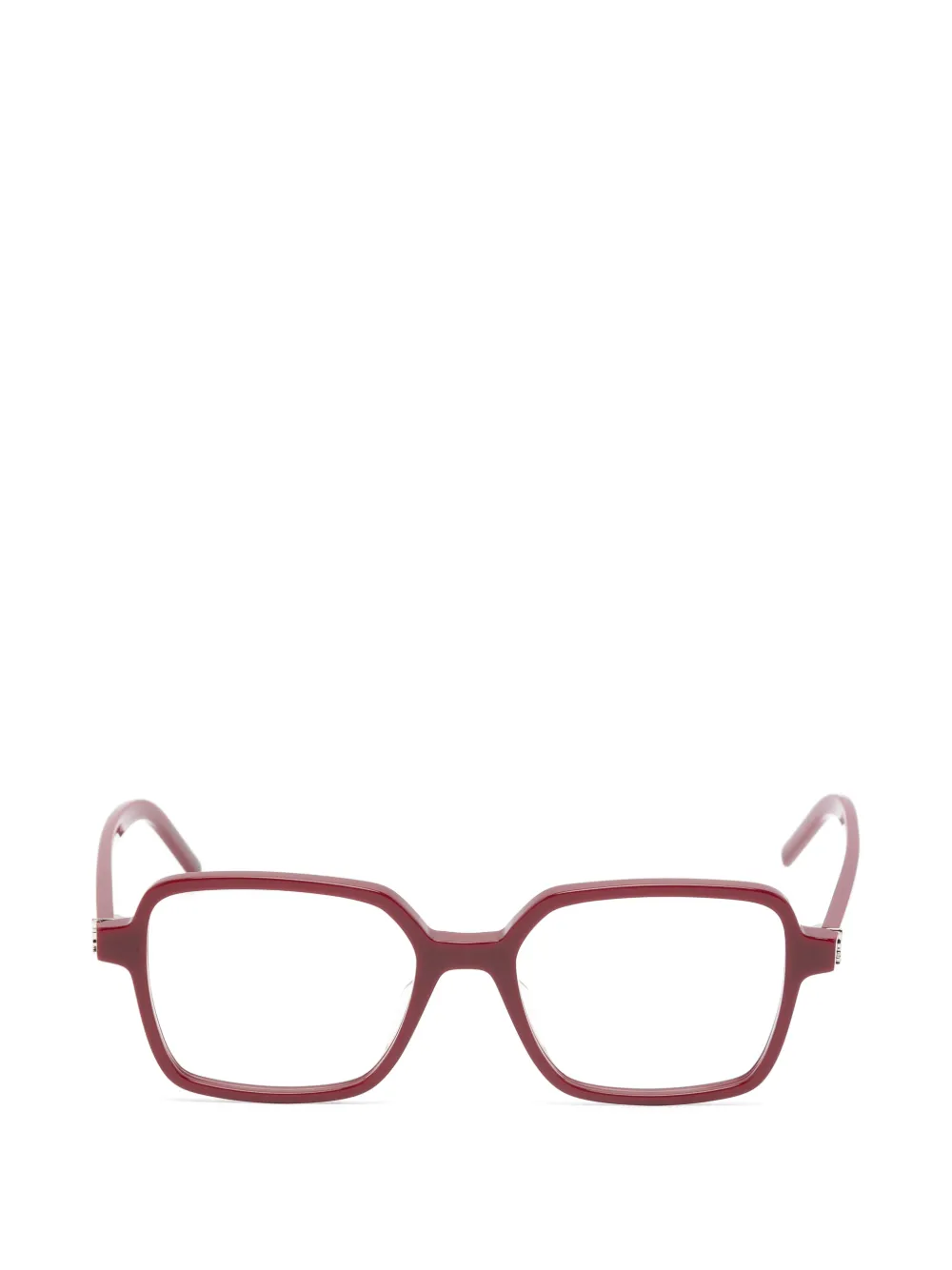 Saint Laurent Eyewear square-frame glasses - Rosso