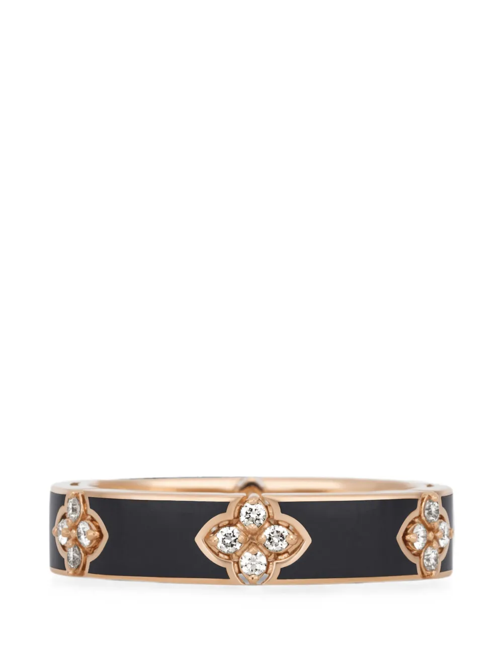 Roberto Coin Love In Verona diamond and enamel ring - Rosa