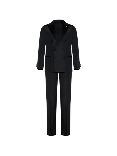 Lardini costume croisé à revers pointu