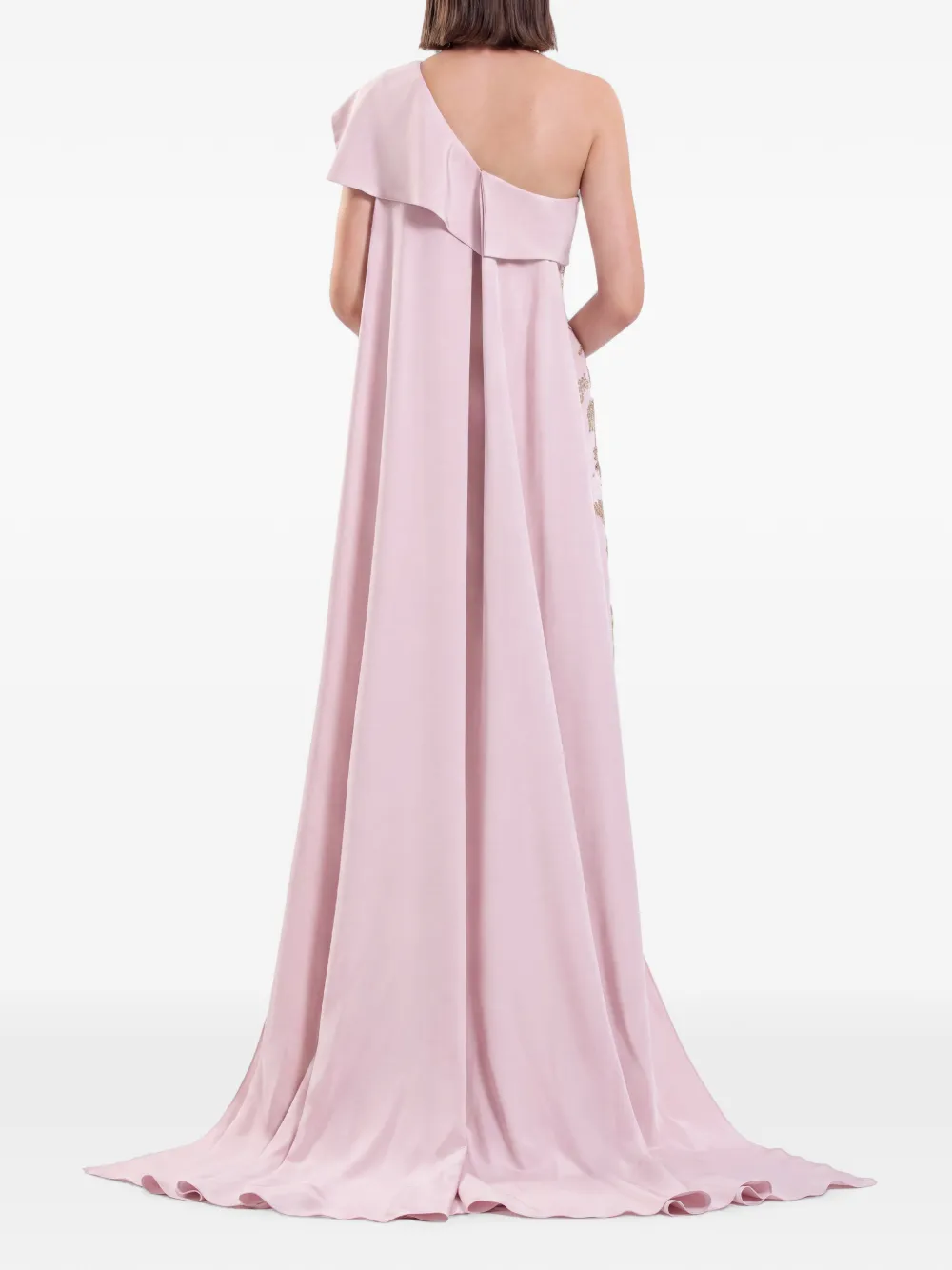 Saiid Kobeisy Asymmetrische maxi-jurk Roze