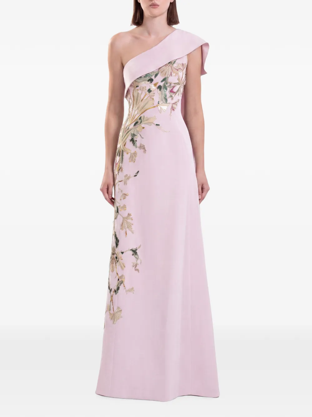 Saiid Kobeisy Asymmetrische maxi-jurk Roze