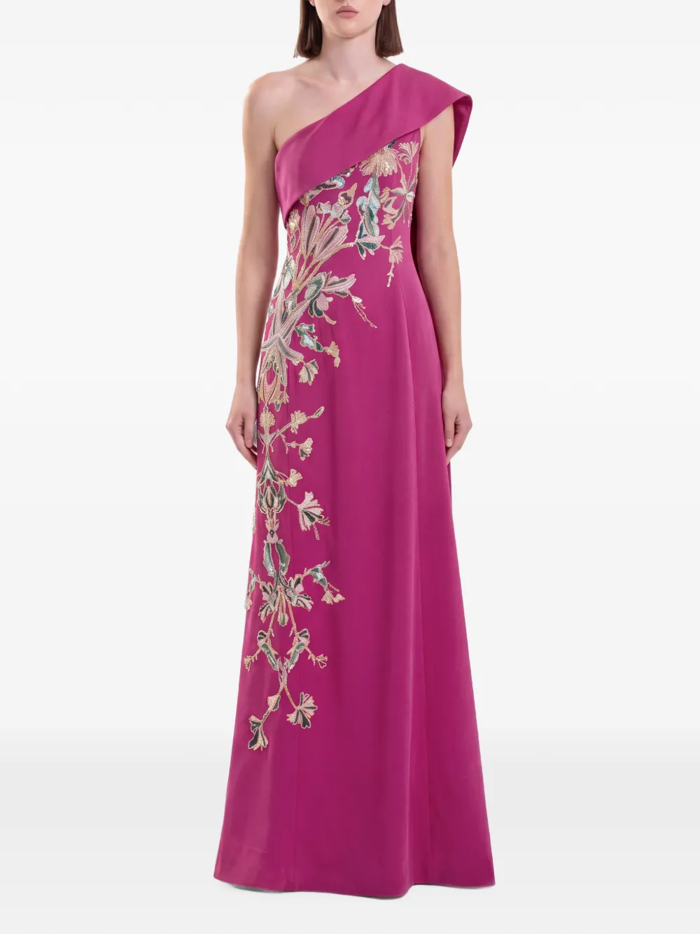 Saiid Kobeisy Asymmetrische maxi-jurk Roze