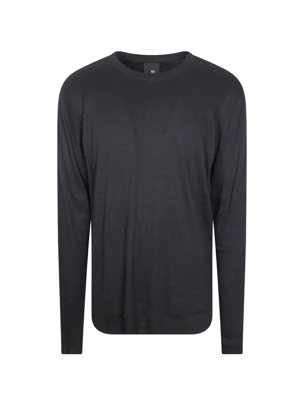 Thom Krom distressed long-sleeve T-shirt - Nero