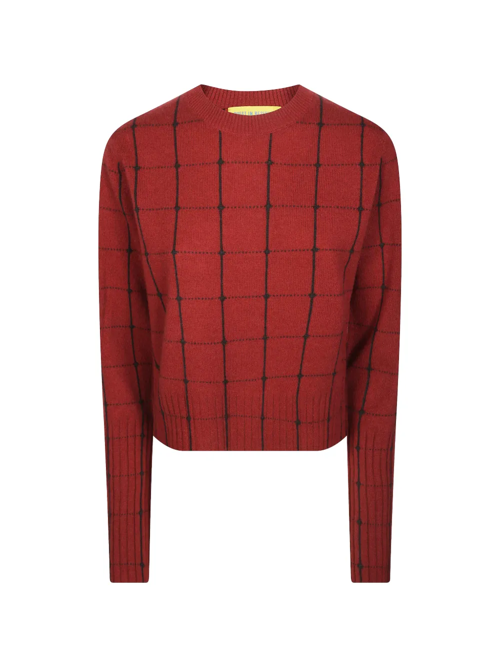 Guest In Residence Shrunken Checkered sweater