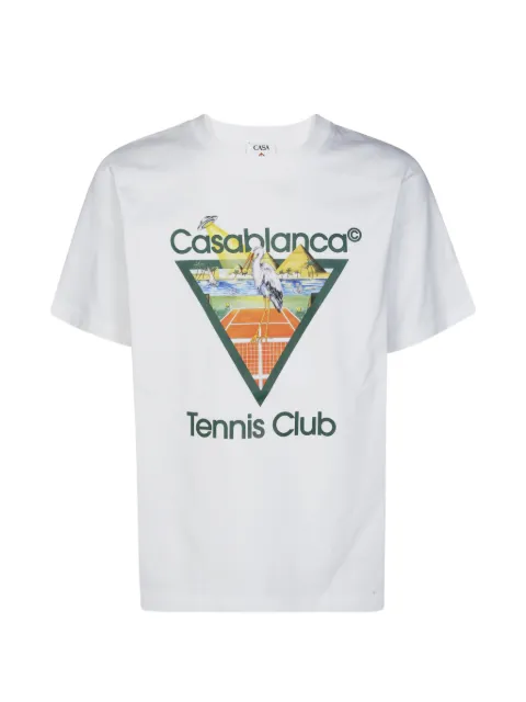 Casablanca Tennis Club Icon graphic-print T-shirt
