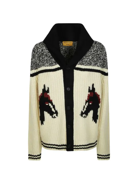 Guest In Residence Rodeo intarsia-knit cardigan