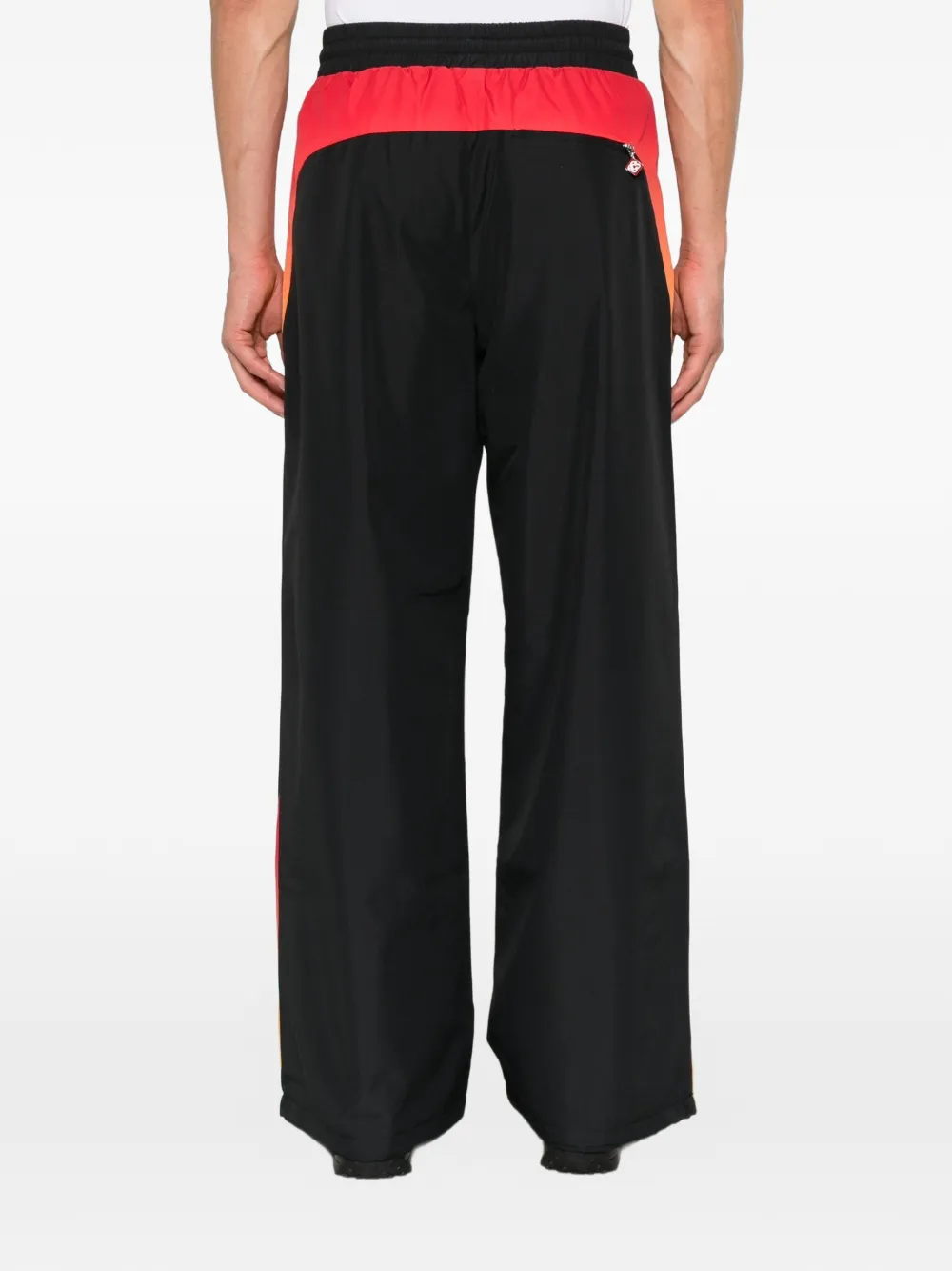 Casablanca Trainingsbroek met logo-print en print met kleurverloop Zwart