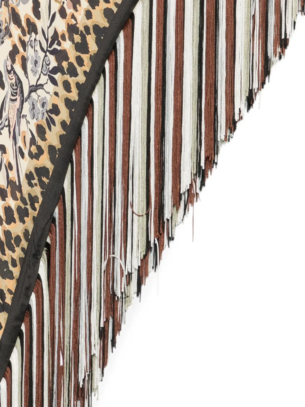 ETRO Sjaal met luipaardprint Beige