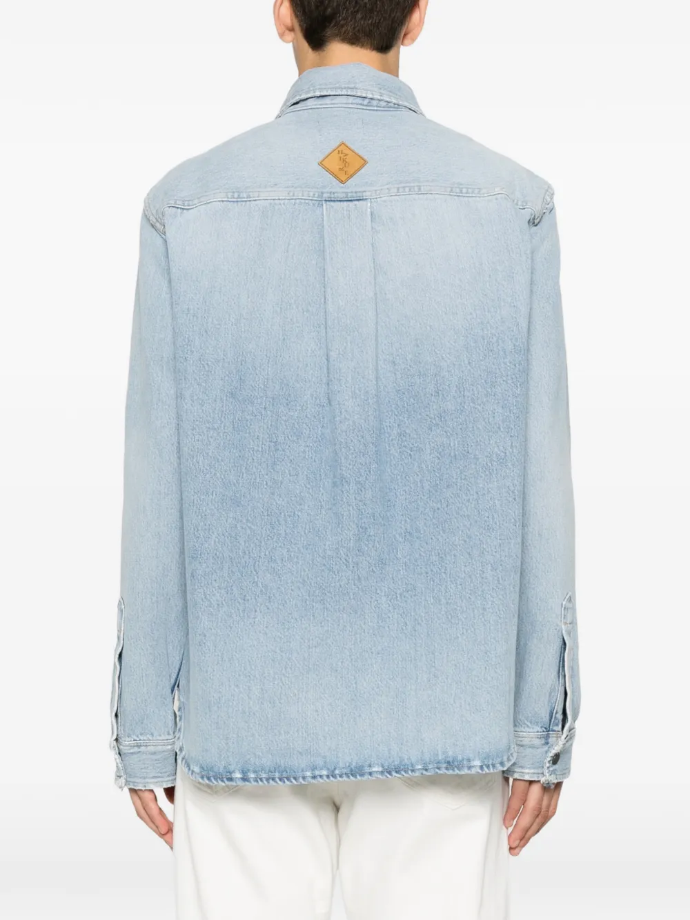 Haikure Matt Pasadena denim overhemd Blauw