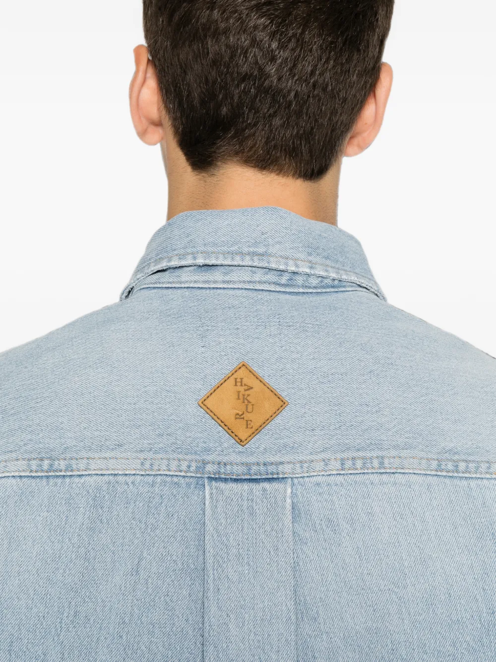 Haikure Matt Pasadena denim overhemd Blauw