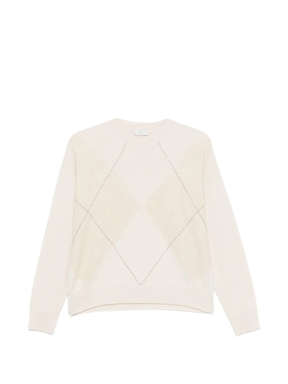 Peserico long-sleeve chain-trim sweater - Toni neutri