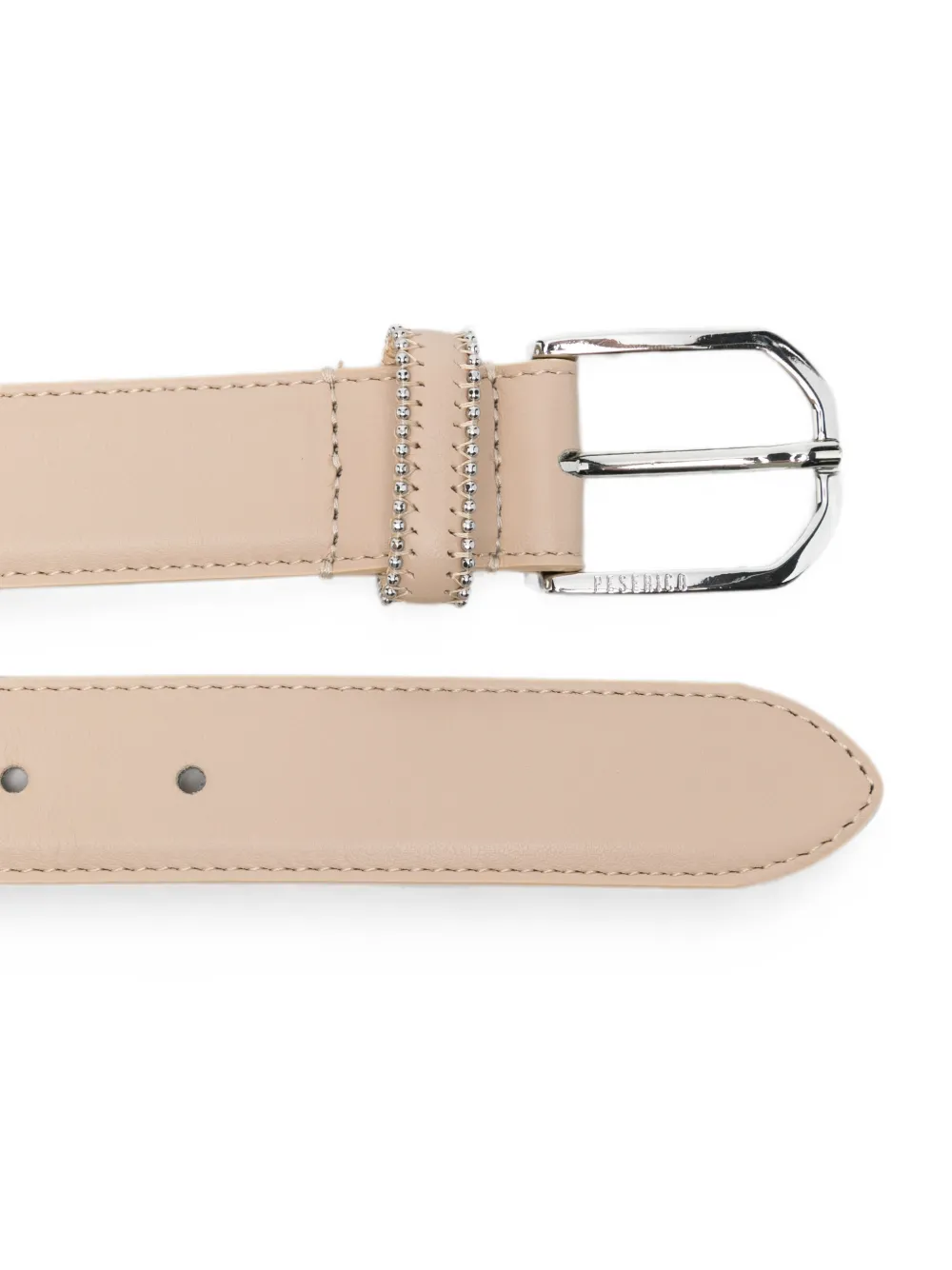 Peserico Riem verfraaid met kralen Beige