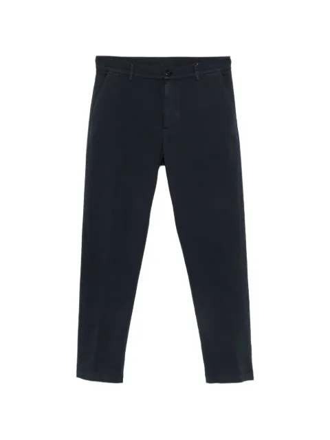 Canali twill-weave slim-fit trousers