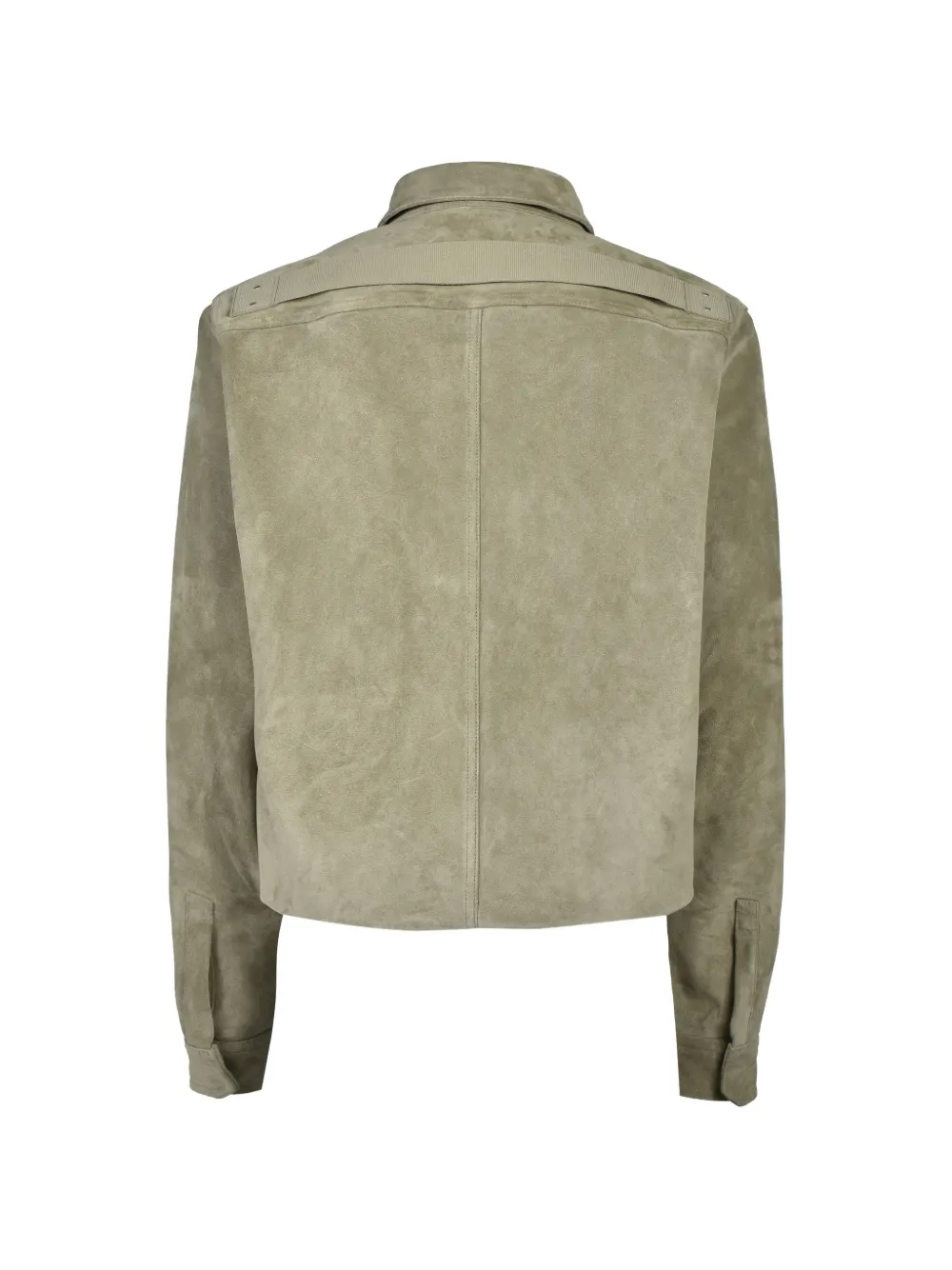 Rick Owens Alice suède jack met vlakken Groen