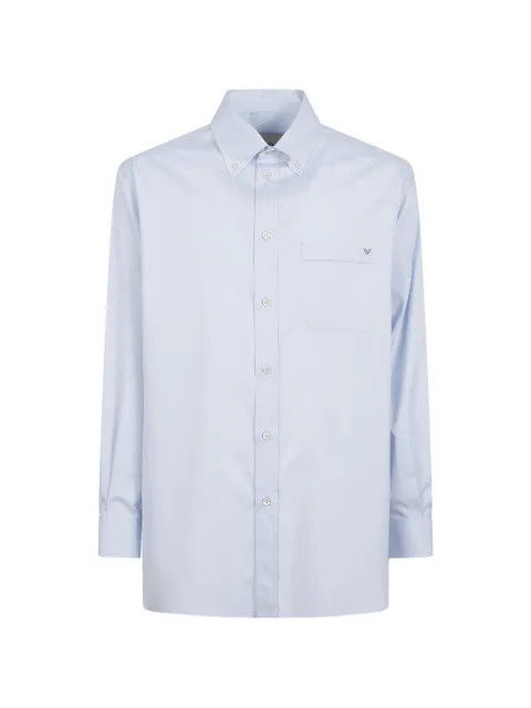 Valentino Garavani VGold-plaque pocket shirt