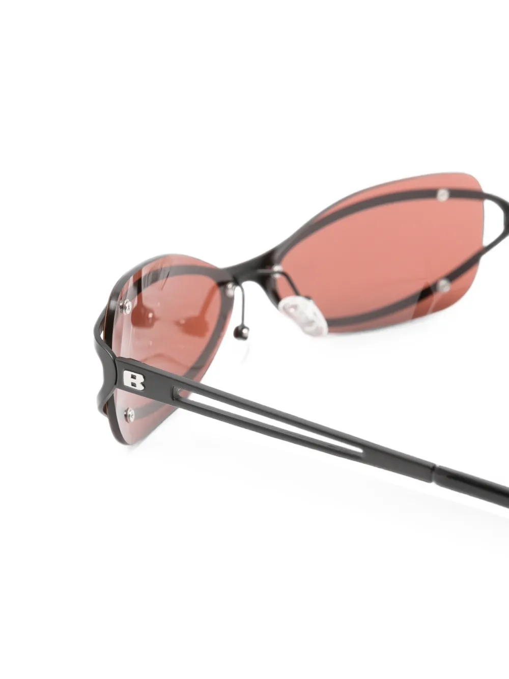 BRU eyewear Cannon zonnebril met cat-eye montuur Zwart