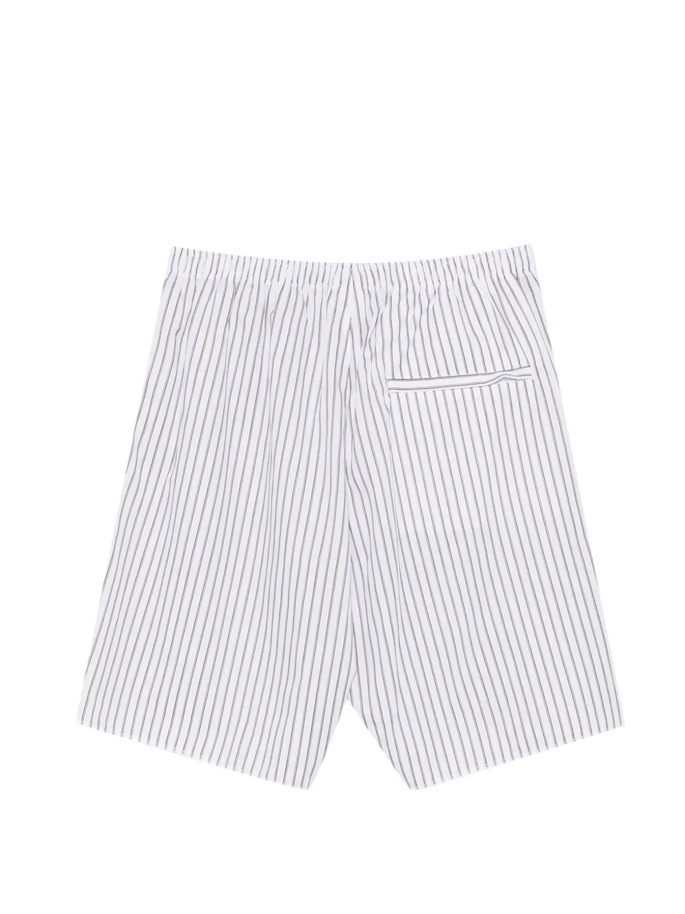 Cellar Door Hero gestreepte shorts Wit