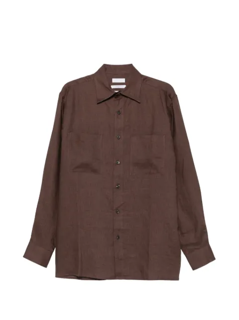 Cellar Door Paul patch-pocket shirt