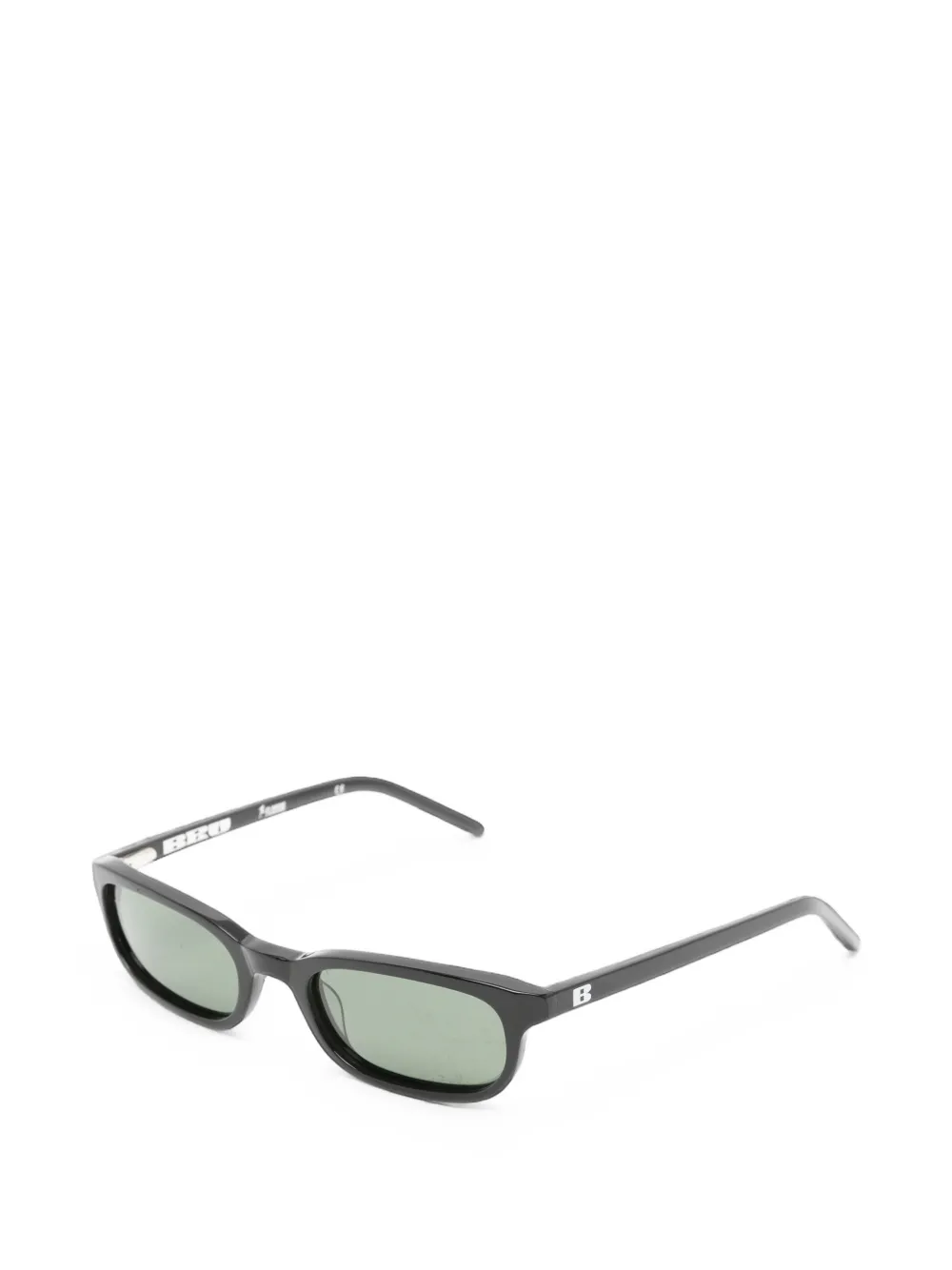 BRU eyewear Flossie zonnebril met rechthoekig montuur Zwart