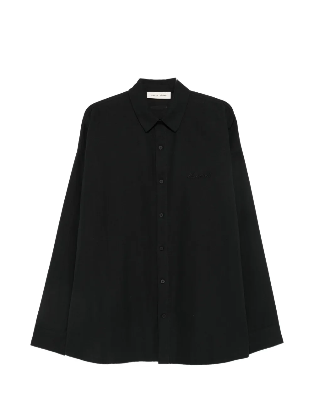 Fear Of God Essentials logo-embroidered shirt · S