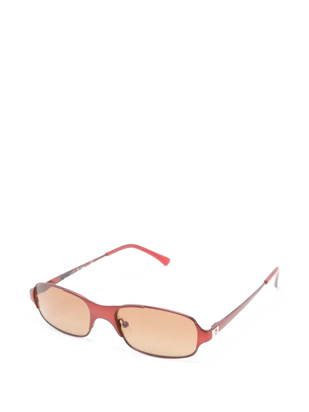 BRU eyewear Aitken zonnebril met rechthoekig montuur Rood